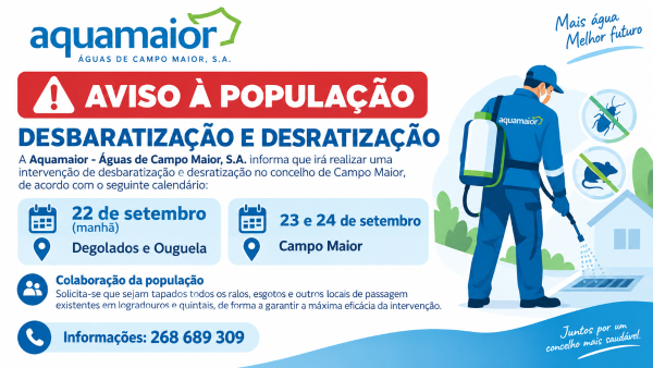 Intervenção de Desbaratização e Desratização